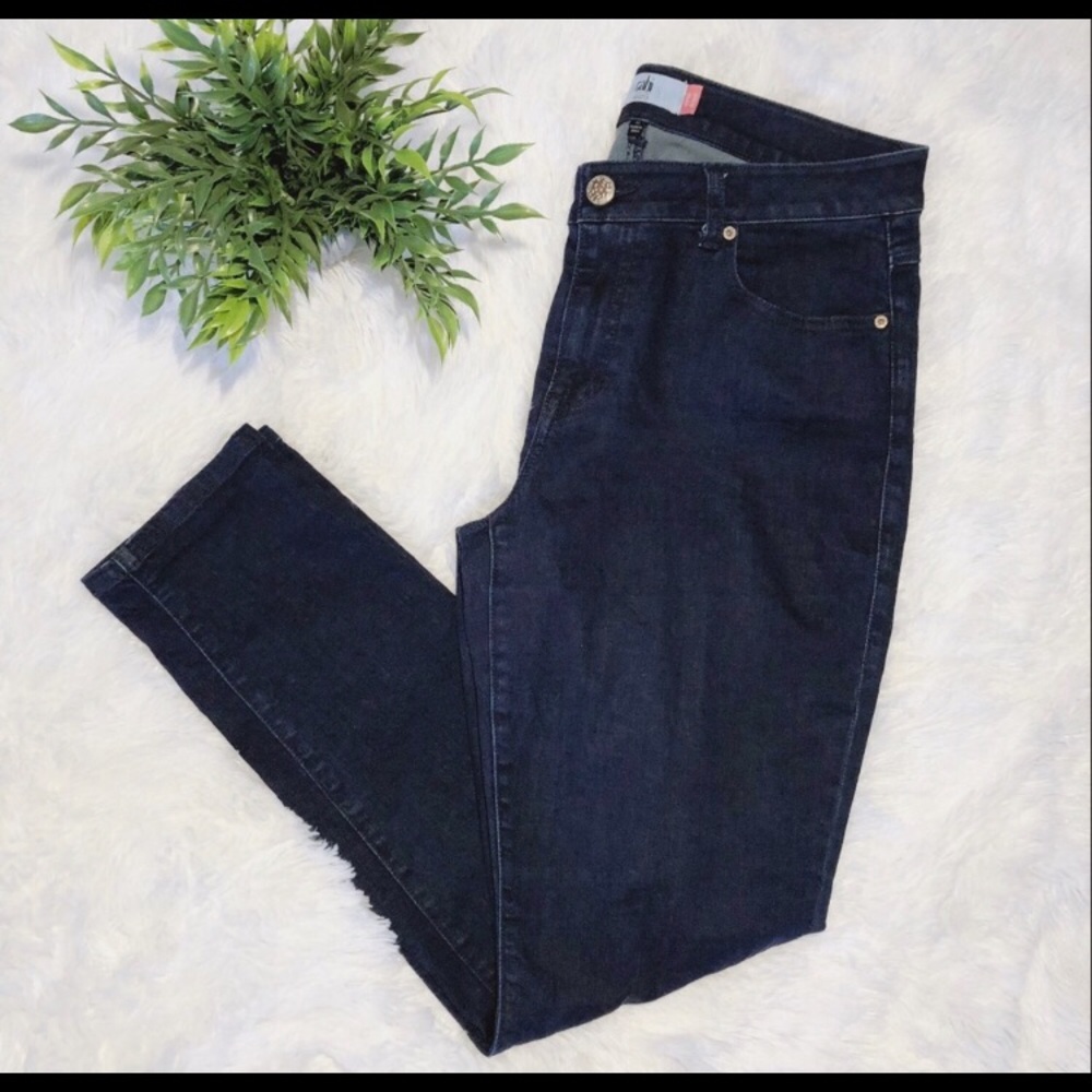 CABI CURVY SKINNY DARK WASH JEANS
